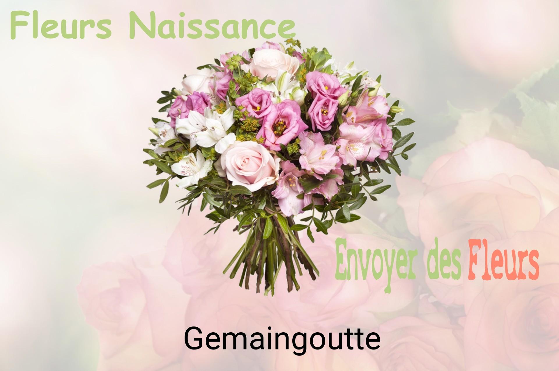 Bouquet de fleurs de naissance livré à Gemaingoutte